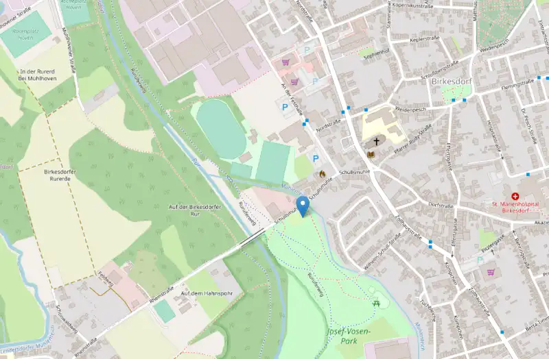 Landkarte Akademie Düren