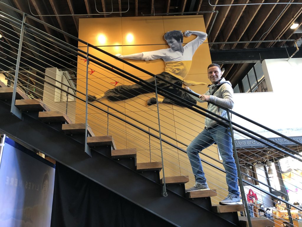 Sifu Mario im Bruce Lee-Museum (Seattle)