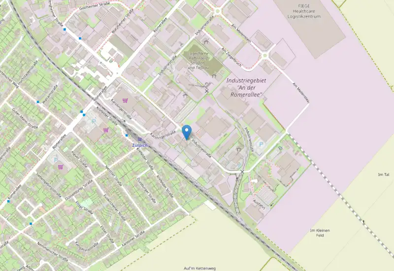 Landkarte Akademie Zülpich